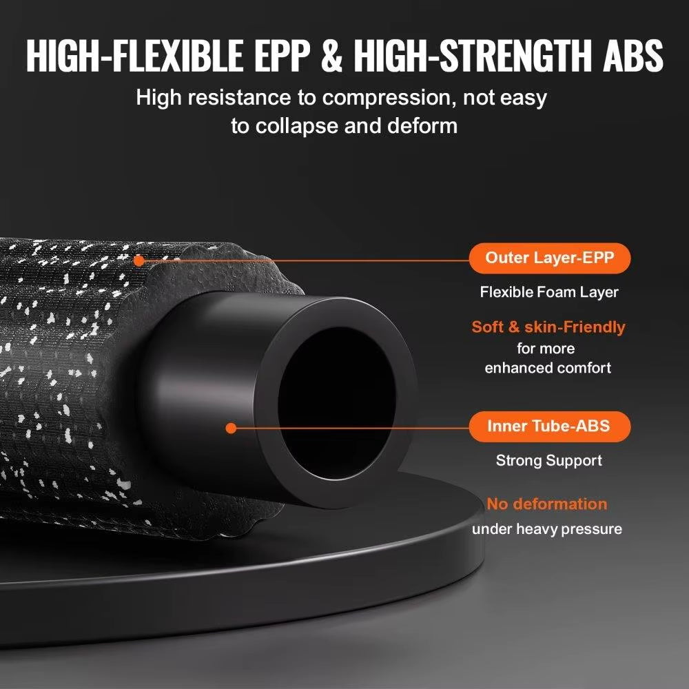 Vibrating Foam Roller 4 Levels Rechargeable Electric EPP Foam Massager