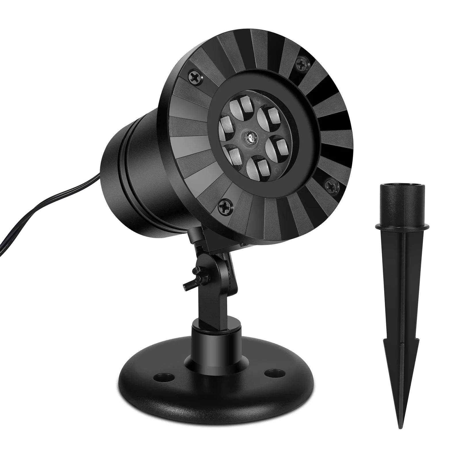 Christmas Snowflake Projector Lights, Waterproof White Snowfall Lights for Christmas Halloween New Year Wedding Party Holiday Decorative Lighting Projectors