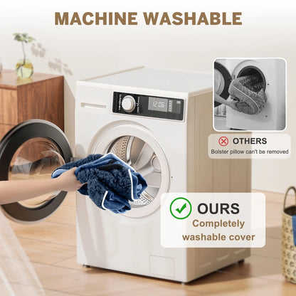 Dog Bed for Large Medium Small Dogs Orthopedic Waterproof Dog Sofa Bed Non Slip Pet Couch with Removable Washable Cover Supportive Foam M to XXL